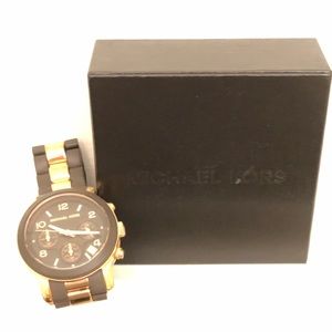 Brown && Rose Gold Michael Kors Watch